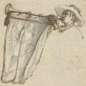 Een trompetter, Jacob de Gheyn (1575-1629) 